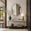 Epine Flat Metal Beveled Wall Mirror