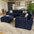 Modular L-Shaped Sectional with Removable Ottoman -276850553