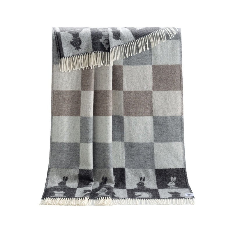 Chess Recycled Merino Wool Throw