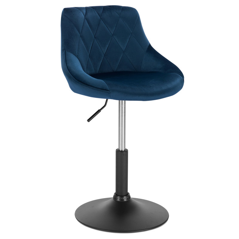 Blasco Swivel Adjustable Height Stool, Blue