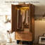 Simple and Retro Wicker Wardrobe