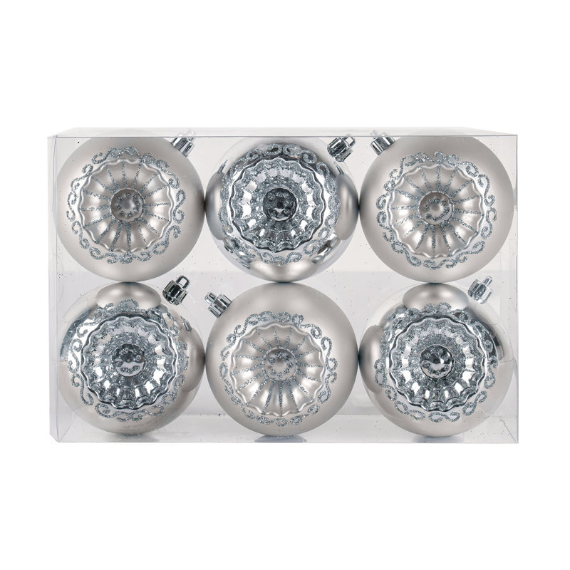 Ornements incassables The Holiday Aisle® 6 pièces, Argent