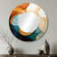 Orange orange Mid Century Organic Harmony I - décor de miroir mural unique moderne Mid-Century-121602557-99620576