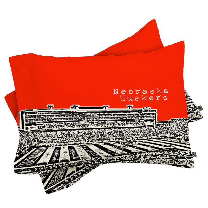 Taie d’oreillers de nebraska-balles Bird Ave, Standard