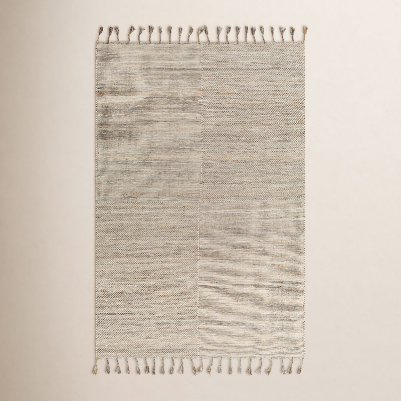 Area Rug, Beige, Rectangle 5' x 7'6"