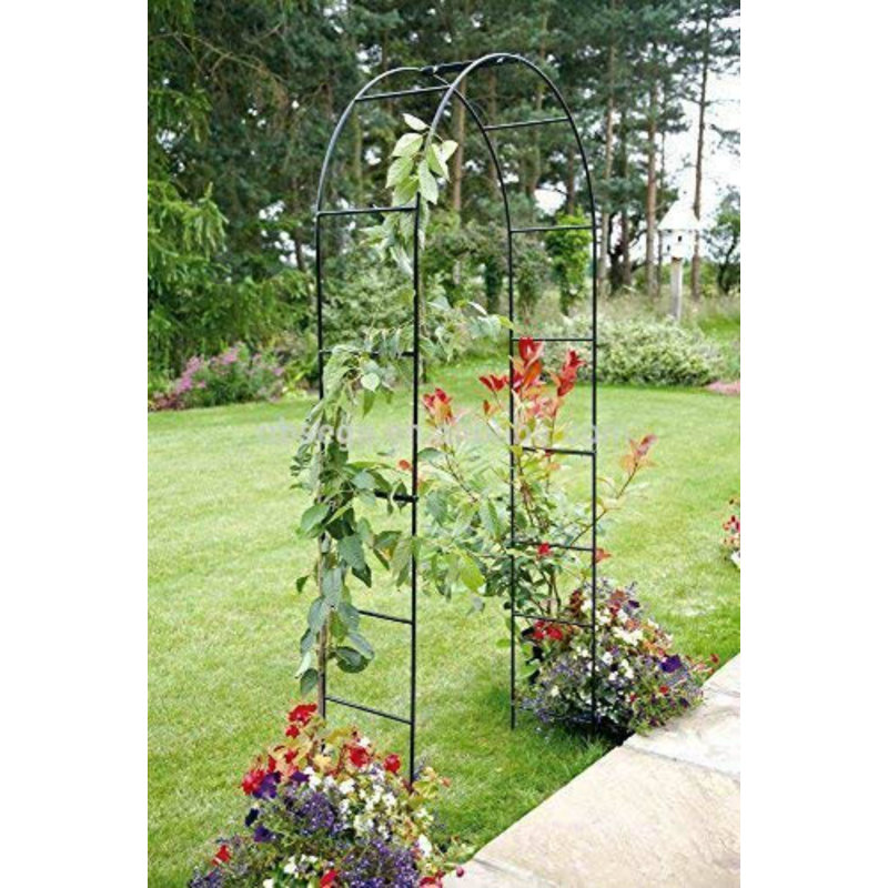 Hafner 240cm H x 140cm W Metal Arched Trellis