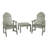 Anette Plastic Adirondack Chair with Table-892328318