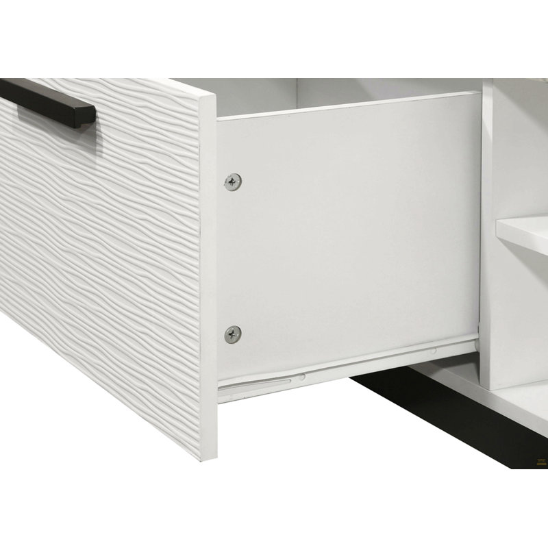Table basse l 47 po avec plateau en faux marbre