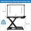 182.9cm H x 127cm W x 66cm D Stainless Steel Electric Grooming Table