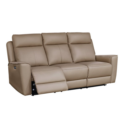 5 Seater Reclining Leather Sofa