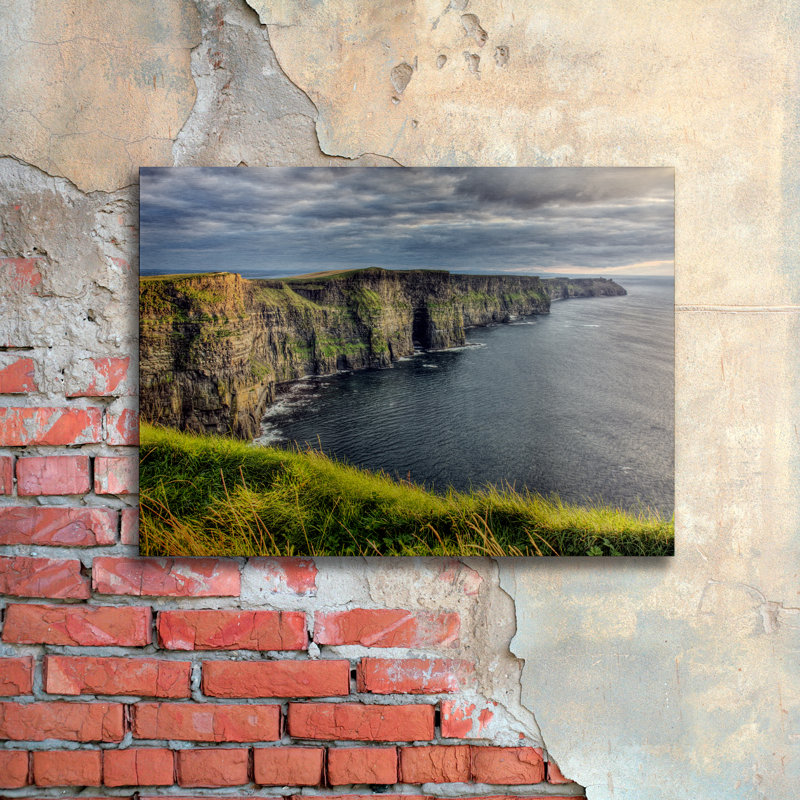 Fabrizzio «Cliff of Moher Ireland» par Pierre Leclerc, reproduction de photo sur métal