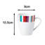 Waterside 24pc Mix and Match Colour Stripe Porcelain Dinner Set