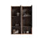 Armoire de rangement murale noire et noyer flottante, armoire de rangement murale pour petits espaces, KD