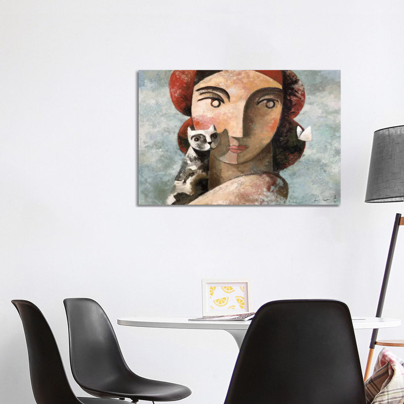 The Visit - Wrapped Canvas Painting, 101.6 cm H x 66.04 cm W x 1.91 cm D