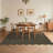Farmhouse Scalloped Rug Washable Rug with Non Slip TRP Backing, Low Pile Non Shedding Rustic Carpet, Soft Thin Foldable Printed Mat for Living Room Bedroom-660204433-660204442