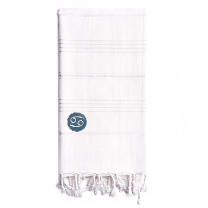 Serviette de plage 100% coton Linum Home Textiles, Blanc