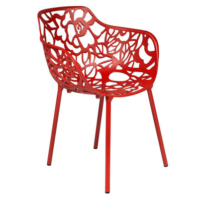 Chaise d'appoint en aluminium