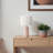 Natalia Ivory / Cream Shade Modern Lighting Table Lamp,23.09'' H X 12.87'' W X 12.87'' D