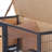 Rabbit House - Galvanized Wire Window For Air Flow Promotes A Environment With Better Monitoring, Pet's Well-being