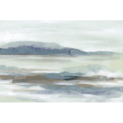 Soft Shores II by June Erica Vess - Wrapped Canvas Painting
