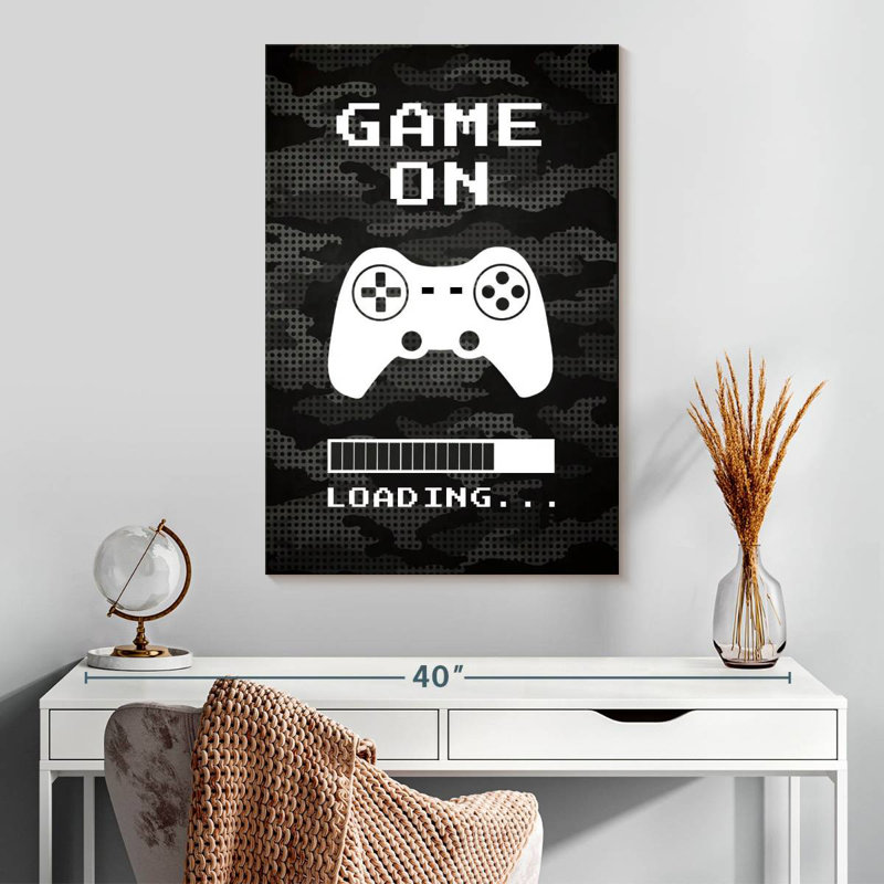 Kema Game On Loading, 30" H x 20" W