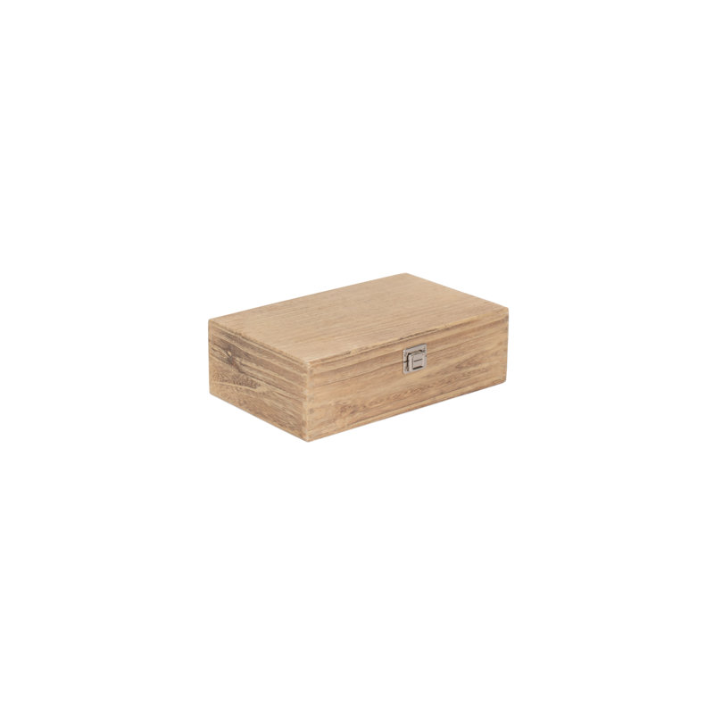 2 Bottle Oak Effect Box