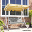 Outsunny Bench Pad Garden Swing Chair Cushion-942552079-942552077