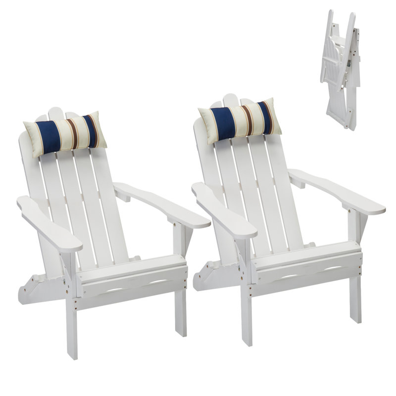 Chaise Adirondack pliable en cèdre Tilsworth