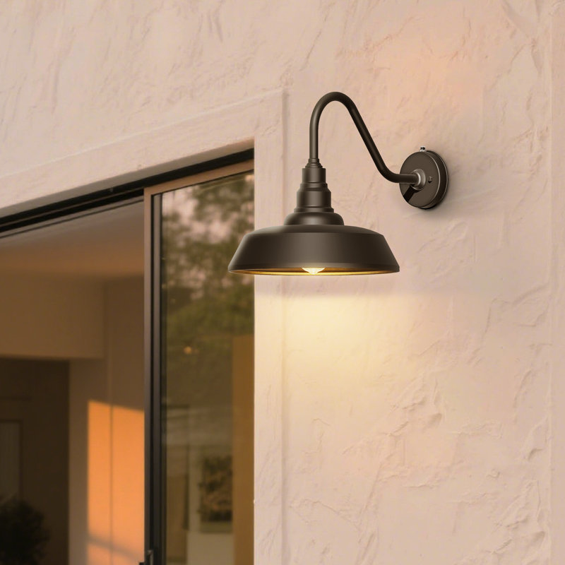 Luminaire de grange d'extérieur, H 15 po x l 15 po x P 18 po