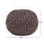 14 hauts repose-pieds en tricot brun, 20 larges de profondeur, design moderne pour la largeur, la profondeur, la hauteur, brun, tissage, décoration de patio