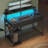 Gaming Desk with LED Lights & Power Outlets, Computer Desk with Monitor Stand & Drawers-847565115-847565116-870092451