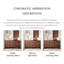 Armoire d'appoint en bois manufacturé noir massif-1674525497