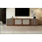 78" TV Stand for TVs Up to 85", TV Console Media Console with Rattan Doors, Adjustable Shelf TV Stand