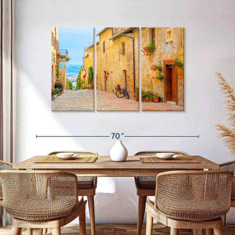 Rue Sebbie San Gimignon, H 36 po x l 57 po