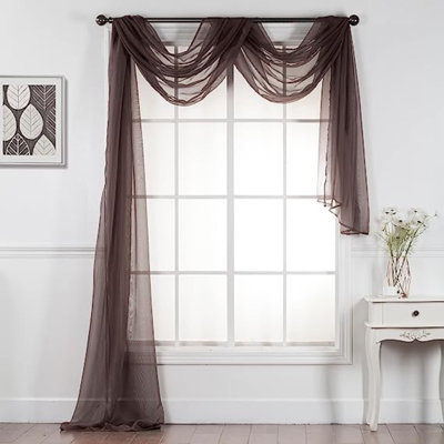 Giannoula Sheer Window Scarf Single Panel