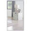 Table de bout de style rustique blanc antique avec tiroirs, conception de basse-cour pour le salon et la chambre à coucher