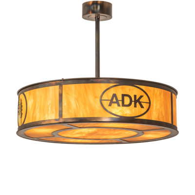 Luminaire suspendu personnalisable 36,5 po Adirondack