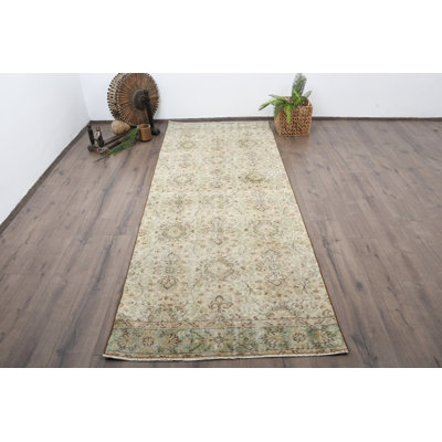 Tapis beige 1,4 x 3,6 pi Patchwork