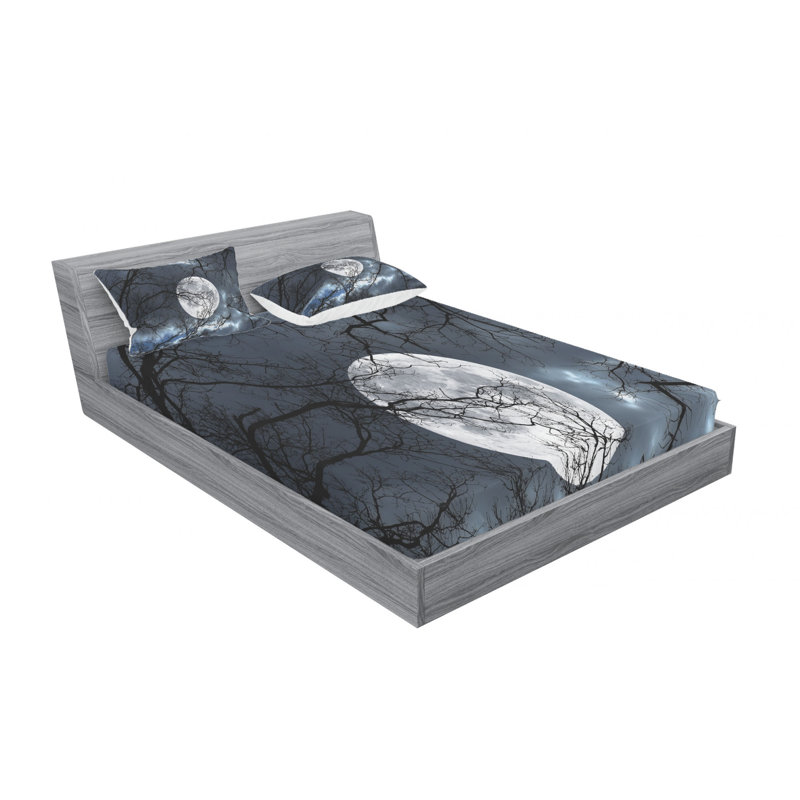 Microfiber Sheet Set, Queen Sheet Set with Fitted Sheet