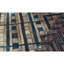 Wool Geometric Area Rug in Brown/Blue/Beige
