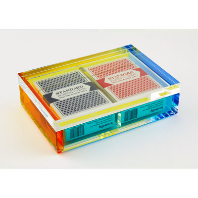 Lucite Tizo Acrylic 2.4000000000000004 Card Box Set