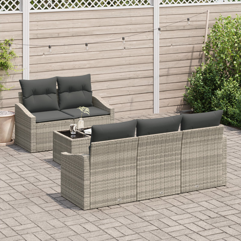 178cm Wide Patio Sofa with Cushions