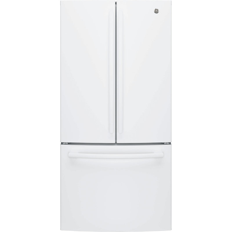 GE Smart Appliances 33" Counter Depth French Door 18.6 cu. ft. Smart Refrigerator, White