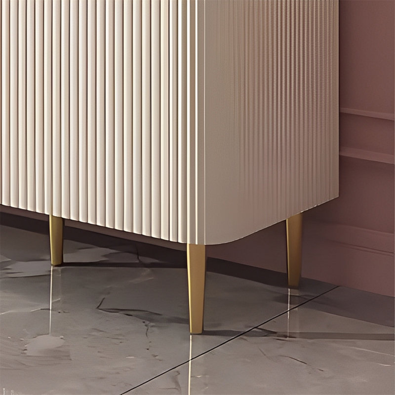 Buffet de rangement de style luxueux, H 33,46 po x l 55,11 po x P 15,74 po