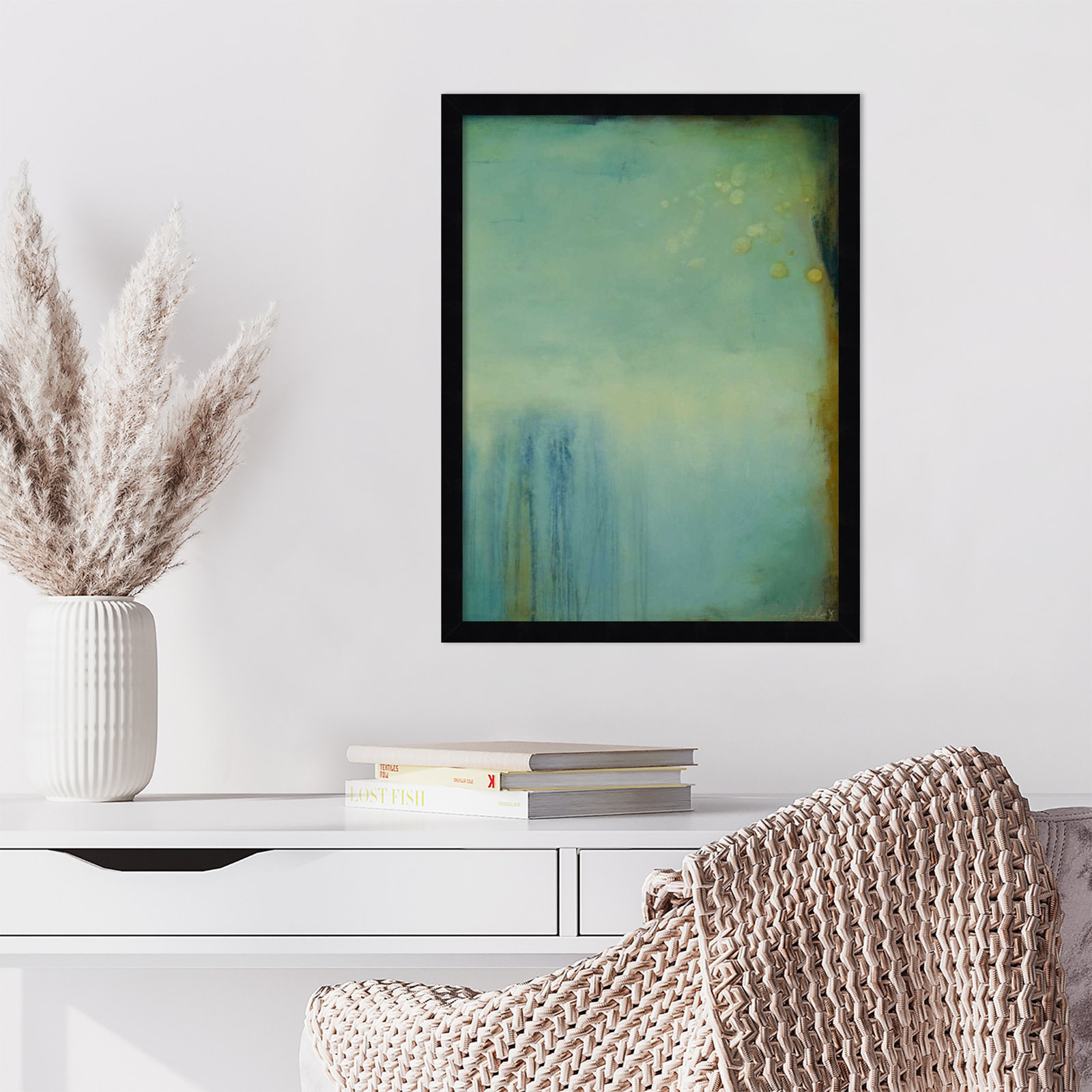 Whispering Souls II Print by Erin Ashley, Black, 21" H x 16" W