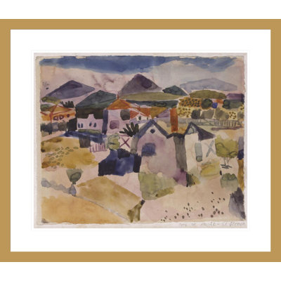 «View of Saint Germain» par Paul Klee, impression giclée sur cadre