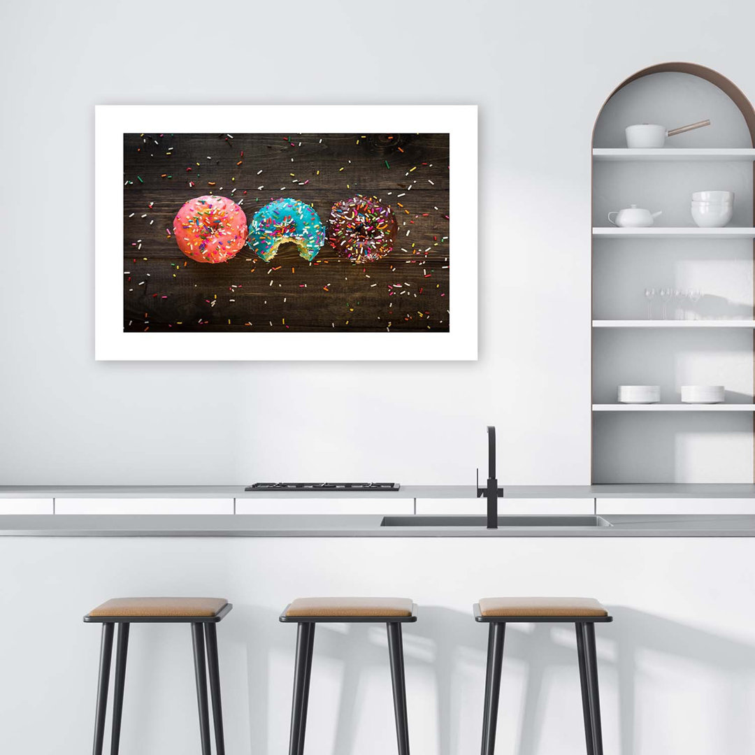 Fotodruck Colourful Donuts