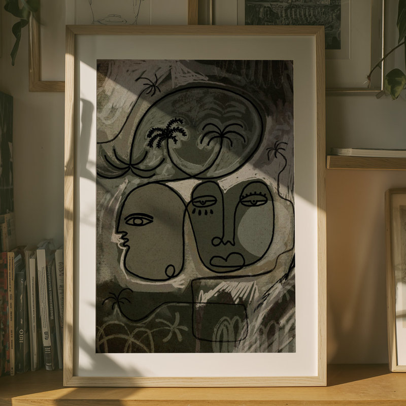 1 Piece Wrapped Canvas Wall Art