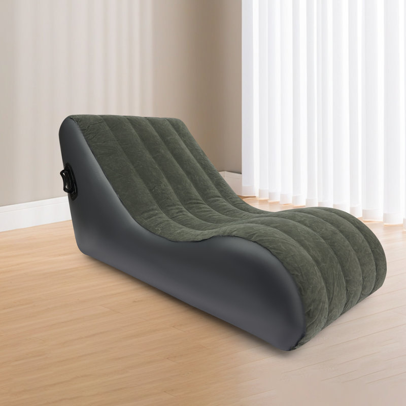 Canapé-lit gonflable pliable, Gris