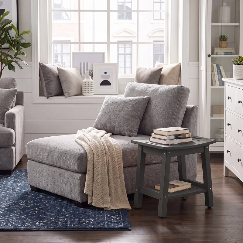 Tabouret utilitaire multifonctionnel en PEHD toutes saisons, 1 paquet de repose-pieds pour l'extérieur pour la salle de bain, le vestibule, le patio, le balcon et le jardin